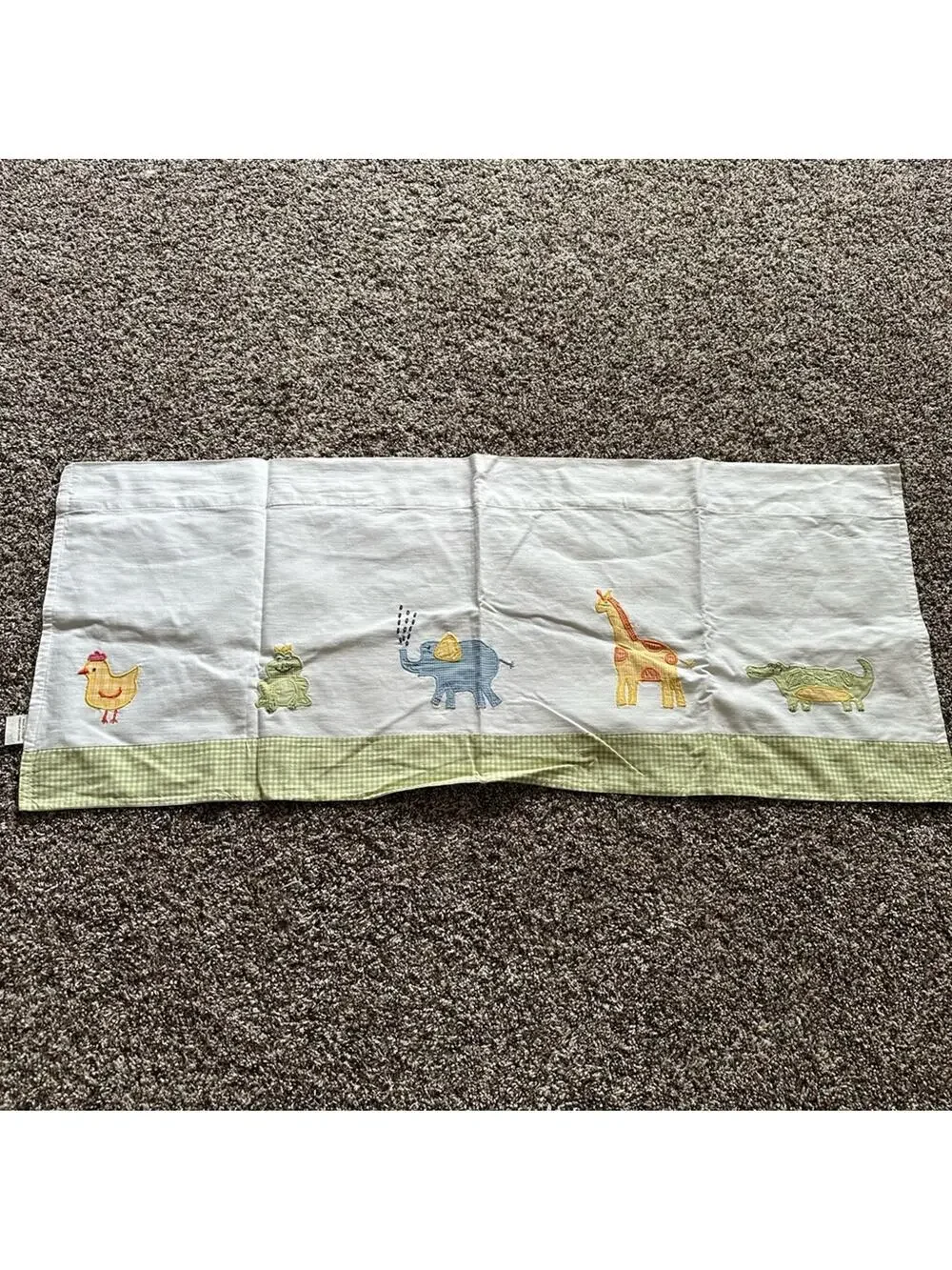 Pottery Barn Kids alphabet Soup valance